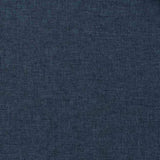 Linen-Look Blackout Curtains with Hooks Blue 290x245 cm 321183