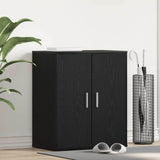Shoe Cabinet Black Oak 60 x 35 x 70 cm Engineered Wood 862682