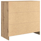 Sideboard with Drawer Artisan Oak 80x34x76 cm Engineered Wood 861543