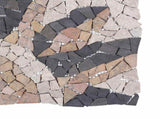 Mosaic Tiles Sun Pattern Multicolour 120 x 120 cm Marble 42033517
