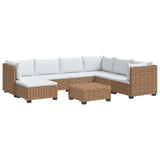 8 pcs Rattan Lounge Set with Cushions GENDT Natural Rattan 3429862