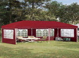 Pop-up Party Tent 575 x 289 x 245 cm Burgundy 42019796