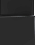 LED TV Cabinet Black Engineered Wood 897646