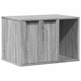 Cat Litter Box Enclosure Grey Sonoma 60x40x40 cm Engineered Wood 857729