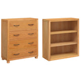 Storage Furniture Set with Drawer Brown Engineered wood 3328628
