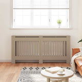 Radiator Cover 2 pcs Brown 172 x 19 x 81.5cm Engineered Wood 3403236