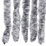 Insect Curtain White and Grey 90x200 cm Chenille 315133