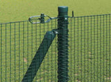 Welded Wire Fence with Concrete Base 25 x 1.2 m 3352439