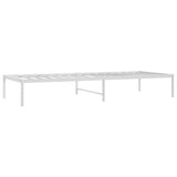 Metal Bed Frame without Mattress White 80x200cm 350904