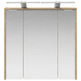 Bathroom Mirror Cabinet Sonoma Oak 63.5 x 16 x 62.5 cm 889161
