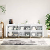 Sideboards 3 pcs White 60x35x70 cm Engineered Wood 3185767