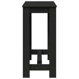 Bar Table Black 102x50x103.5 cm Engineered Wood 854410