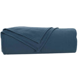 Throw Blankets 6 pcs Navy Blue 350 x 270 cm Fleece 42017148