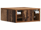 Wall-Mounted Bedside Cabinet 2 pcs Old Wood 49 x 34.5 x 20 cm 898802