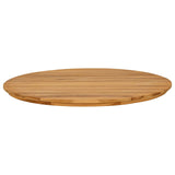 Table Top 80 x 3.5 Round Solid Teak Wood Natural 42033153