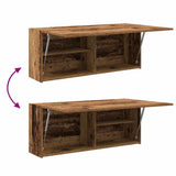 Bathroom Wall Cabinet Old Wood 100x25x40 cm Engineered Wood 860110