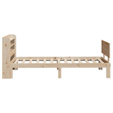 Bed Frame with Headboard without Mattress 75x190 cm Small Single 3306811