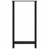 Bar Table Legs Black 2 pcs 60x cm Steel 4013356