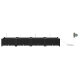 Garden Planter 4 pcs Black 160 x 40 x 22 cm PP 42002844