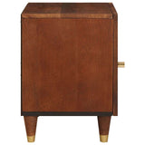 Bedside Cabinet 2 pcs Brown 40 x 33.5 x 46 cm Solid Acacia wood 4018877
