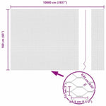Hexagon Fence Silver 1.6 x 100 m Galvanised steel 42005770