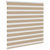 Zebra Blind Sand Brown 140x100 cm Fabric Width 135.9 cm Polyester 4014529