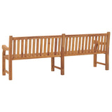 Garden Bench Teak Solid Teak Wood Extra Large Rectangular 316640