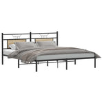 Bed Frame without Mattress Sonoma Oak 183x213 cm Engineered Wood 4106797