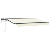 Manual Awning Frame with LEDs Cream and Anthracite 3 x 2 m 3420744
