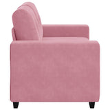 Sofa Pink 160 x 77 x 82 cm Fabric 4105113