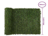 Artificial Fence Light Green 1 x 4 m PVC and Steel 42042373