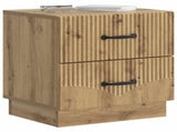 Bedside Cabinet Artisan Oak 43 x 34.5 x 44.5 cm Engineered Wood 895233