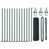 Welded Wire Fence with Concrete Base 25 x 0.6 m 3353508