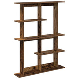 Wall Shelving Unit Brown 102 x 20 x 130 cm Engineered Wood 8012058