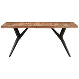 Dining Table 160x80x76 cm Solid Acacia Wood 323565