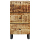 Sideboard with 3 Drawers 40x33.5x75 cm Solid Wood Mango 352905