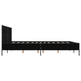 Bed Frame without Mattress Black 135x190 cm Double 3280027
