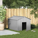 Dog House with Roof 113x153x101 cm Galvanised Steel 4100920