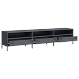TV Cabinet Anthracite 202x39x43.5 cm Cold-rolled Steel 851348