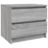 Bed Cabinets 2 pcs Grey Sonoma 50x39x43.5 cm Engineered Wood 815825
