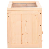 Hamster Cage 60x30x35 cm Solid Wood Fir 172377