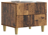 Bedside Cabinet Old Wood 43 x 34.5 x 48 cm Engineered Wood 894541