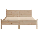 Bed Frame without Mattress 120x190 cm Small Double Solid Wood Pine 855609