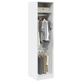 Wardrobe White 50x50x200 cm Engineered Wood 3307783