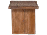 Stool Natural 40 x 25 x 31 cm Mahogany Wood 42012397