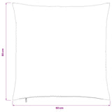 Cushion Cover 6 pcs ALMELO Light Grey 60 x 60 cm Corduroy 915398