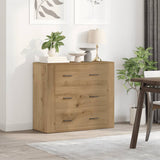 Sideboard Artisan Oak 80x33x70 cm Engineered Wood 857086
