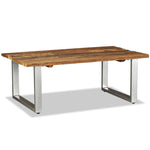 ZNTS Coffee Table Solid Reclaimed Wood 100x60x38 cm 244586