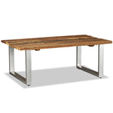 ZNTS Coffee Table Solid Reclaimed Wood 100x60x38 cm 244586