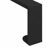 Furniture Feet 12 pcs Black 481 x 40.5 x 100 mm Iron 864815